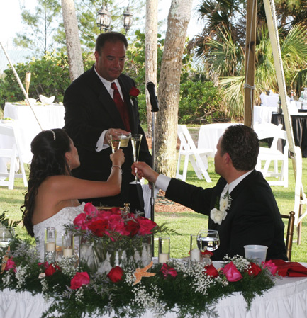 Toast at Florida Wedding Reception