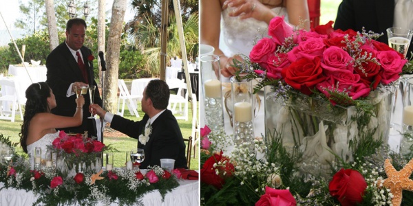 Wedding Reception and Toast